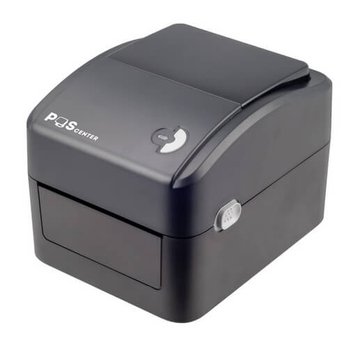 Принтер этикеток Poscenter PC-100 UE (прямая термопечать, 4", USB+Ethernet) черный
