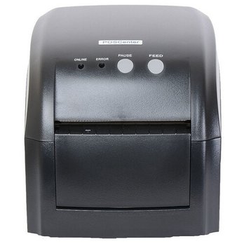 Принтер этикеток POScenter PC-80USE (прямая термопечать; 203dpi;  2"-3"; 150мм/сек; 4MB/8MB; USB, Ethernet, RS232) отделитель, черный